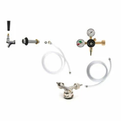 Standard Kegerator Conversion Kit - Low Profile US Sankey D System - No CO2 Tank