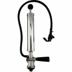 European Sankey Beer Keg Pump - Regular Lever Handle - 8" Steel Barrel