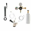 1 Faucet Tower Kegerator Conversion Kit - Chrome Tower - European Sankey S System - 5lb CO2 Tank -PourLab Zone c540 tow 1 faucet tower kegerator conversion kit 2 40525.1590769555