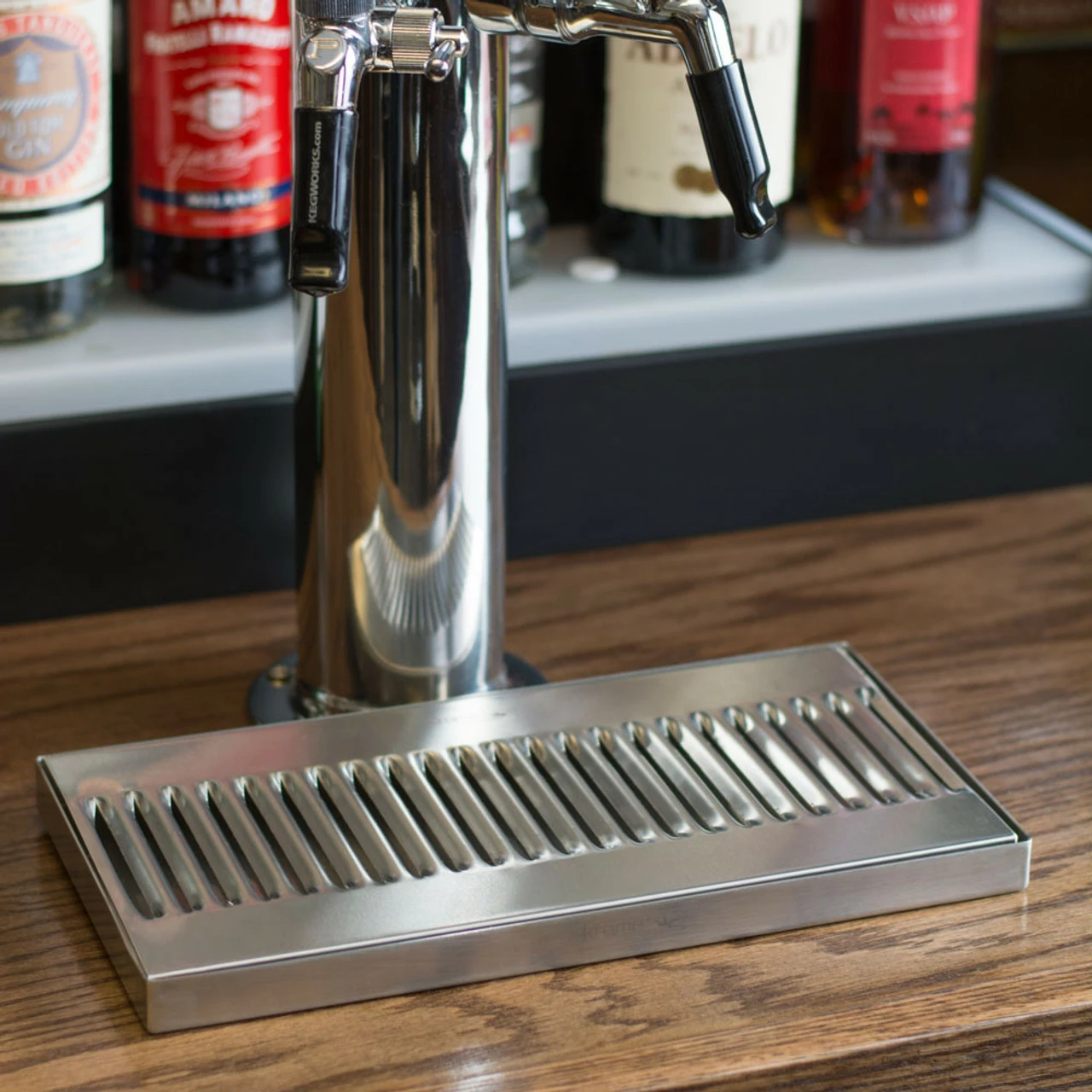 12" X 6" Surface Mount Drip Tray - Stainless Steel - No Drain 4 12" X 6" Surface Mount Drip Tray - Stainless Steel - No Drain - Image 2