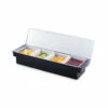Bar Garnish Tray With Lid - Plastic - 4 Compartments 1 Bar Garnish Tray With Lid - Plastic - 4 Compartments -PourLab Zone cch 4 bar garnish tray with lid plastic 4 compartments 2 49162.1590769624