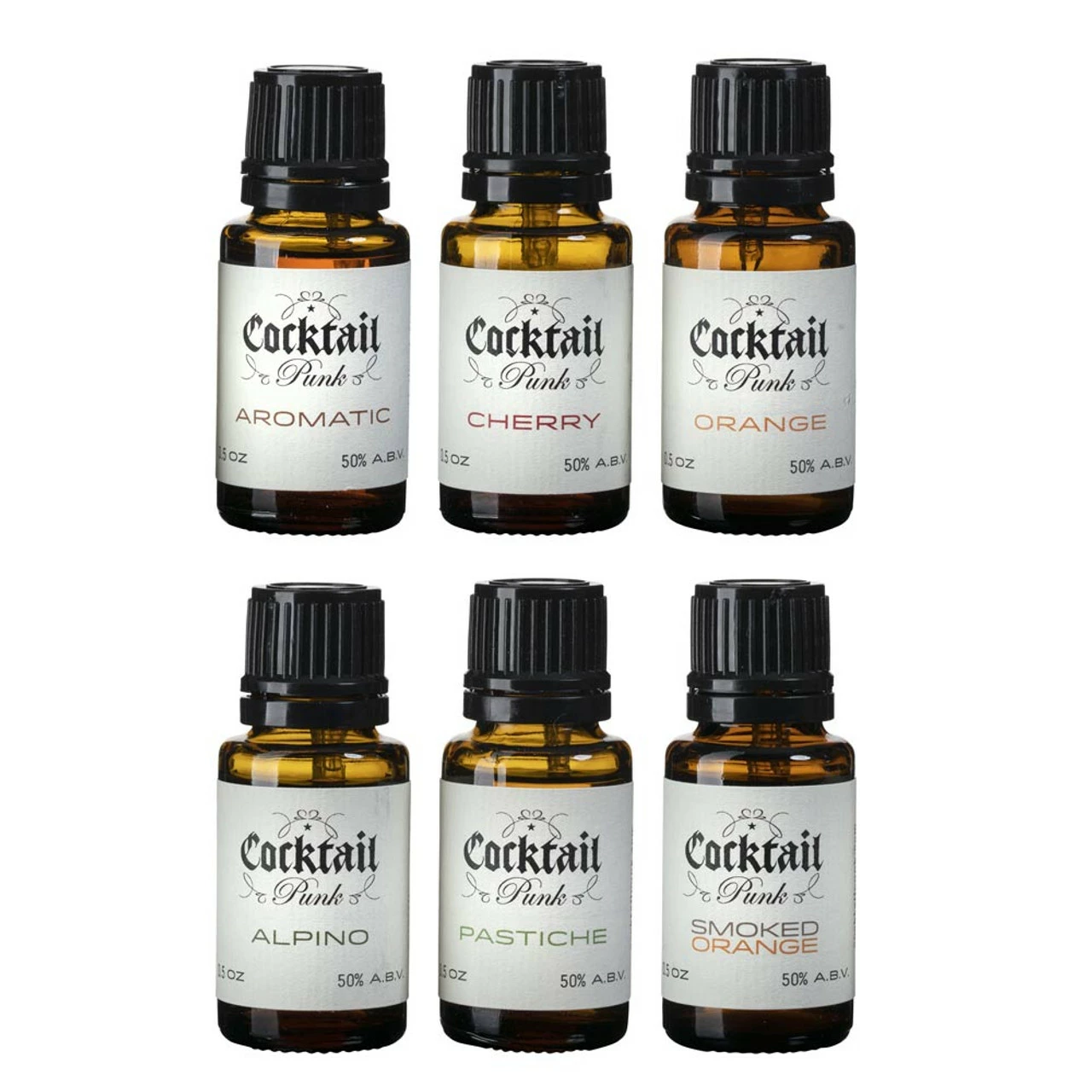 Cocktail Punk Cocktail Bitters Travel Pack - Includes Six 0.5 Oz Bottles 3 Cocktail Punk Cocktail Bitters Travel Pack - Includes Six 0.5 Oz Bottles