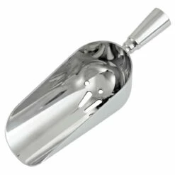 Crafthouse By Fortessa Stainless Steel Ice Scoop With Drain Vents - 6 Oz