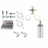 Deluxe Kegerator Conversion Kit - 2 Faucets - US Sankey D System - 10lb CO2 Tank -PourLab Zone d240 10 b1 2 2 78684.1590769953