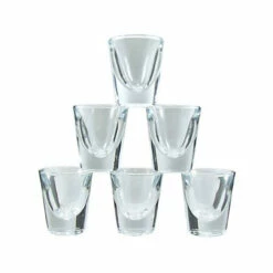 Whiskey Shot Glasses - True 1 Ounce Size - Set Of 6