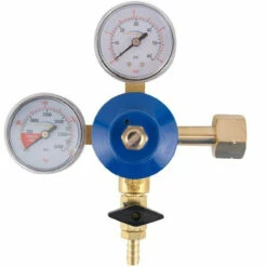 1 Faucet Perlick Tower Kegerator Conversion Kit - Stainless Steel Tower - US Sankey D System - 10lb CO2 Tank -PourLab Zone dtr1002 double gauge co2 regulator 1 1 52173.1590769484