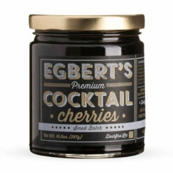 Egbert's Small Batch Brandied Cocktail Cherries By Dashfire - 10.5 Oz Jar