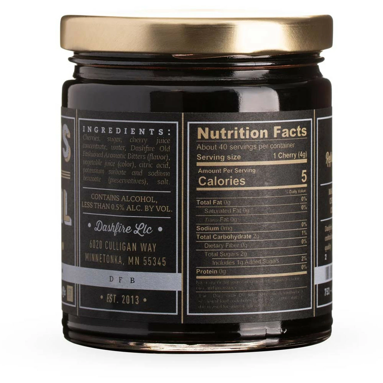 Egbert's Small Batch Brandied Cocktail Cherries By Dashfire - 10.5 Oz Jar 4 Egbert's Small Batch Brandied Cocktail Cherries By Dashfire - 10.5 Oz Jar - Image 2