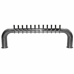 Rounded Pass Thru Draft Beer Tower - Glycol Cooled - 8 To 14 Faucets