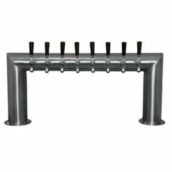 Pass Thru Draft Beer Tower - Glycol Cooled - 8 To 12 Faucets