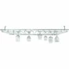 11-Channel Overhead Glass Rack - Chrome