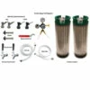 Two Tap Refrigerator Conversion Kit For Homebrew - No CO2 Tank -PourLab Zone hb2tap lc two tap refrigerator conversion kit for homebrew 1 61168.1590770747