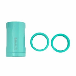 BrüMate Hopsulator BOTT'L Stainless Steel Triple Insulated Bottle Cooler - Holds 12 Oz Bottles -PourLab Zone hbe12a brumate bottle aqua 005 1 10988.1590770764
