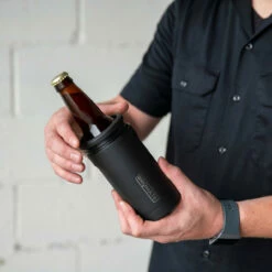 BrüMate Hopsulator BOTT'L Stainless Steel Triple Insulated Bottle Cooler - Holds 12 Oz Bottles -PourLab Zone hbe12x brumate hopsulator bottle cooler 100 1 56622.1590770763
