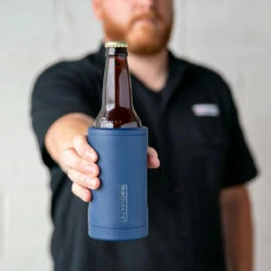 BrüMate Hopsulator BOTT'L Stainless Steel Triple Insulated Bottle Cooler - Holds 12 Oz Bottles -PourLab Zone hbe12x brumate hopsulator bottle cooler 103 1 88295.1590770761