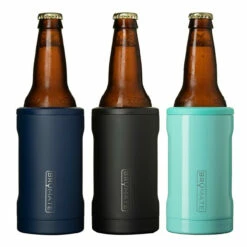 BrüMate Hopsulator BOTT'L Stainless Steel Triple Insulated Bottle Cooler - Holds 12 Oz Bottles
