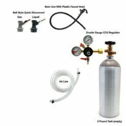 Homebrew Kegerator Kit - With 5lb CO2 Tank
