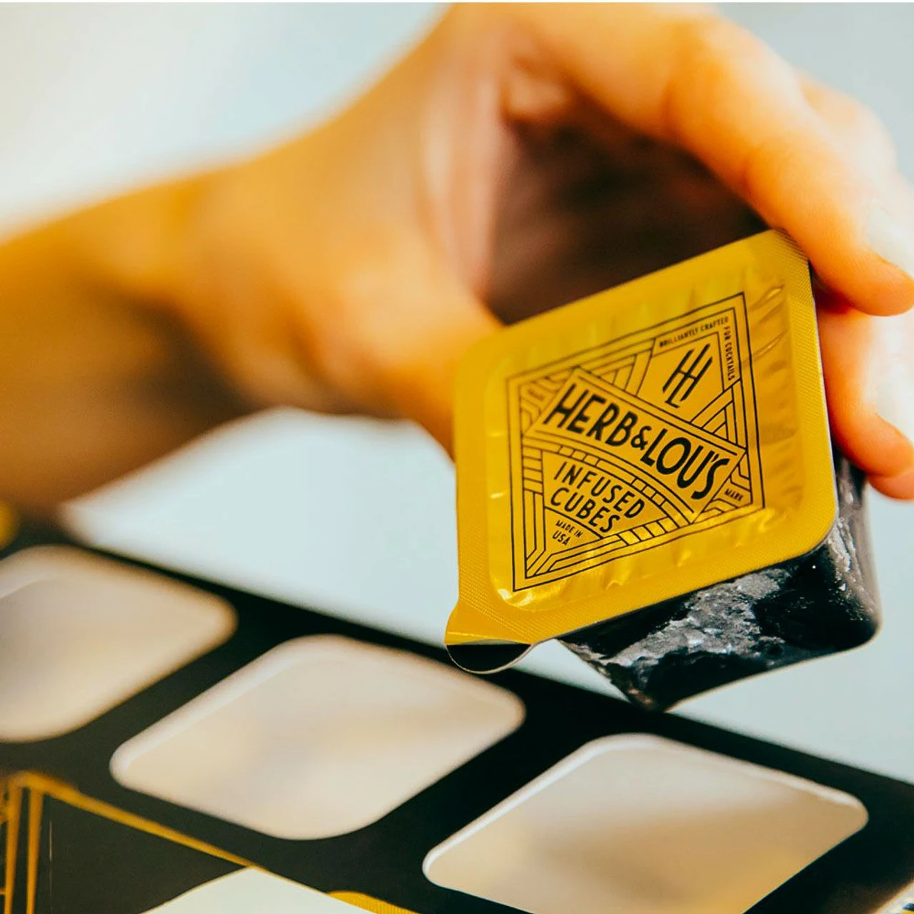 Herb & Lou's Infused Cocktail Ice Cubes - Pack Of 12 - Blood Orange-Ginger 10 Herb & Lou's Infused Cocktail Ice Cubes - Pack Of 12 - Blood Orange-Ginger - Image 8