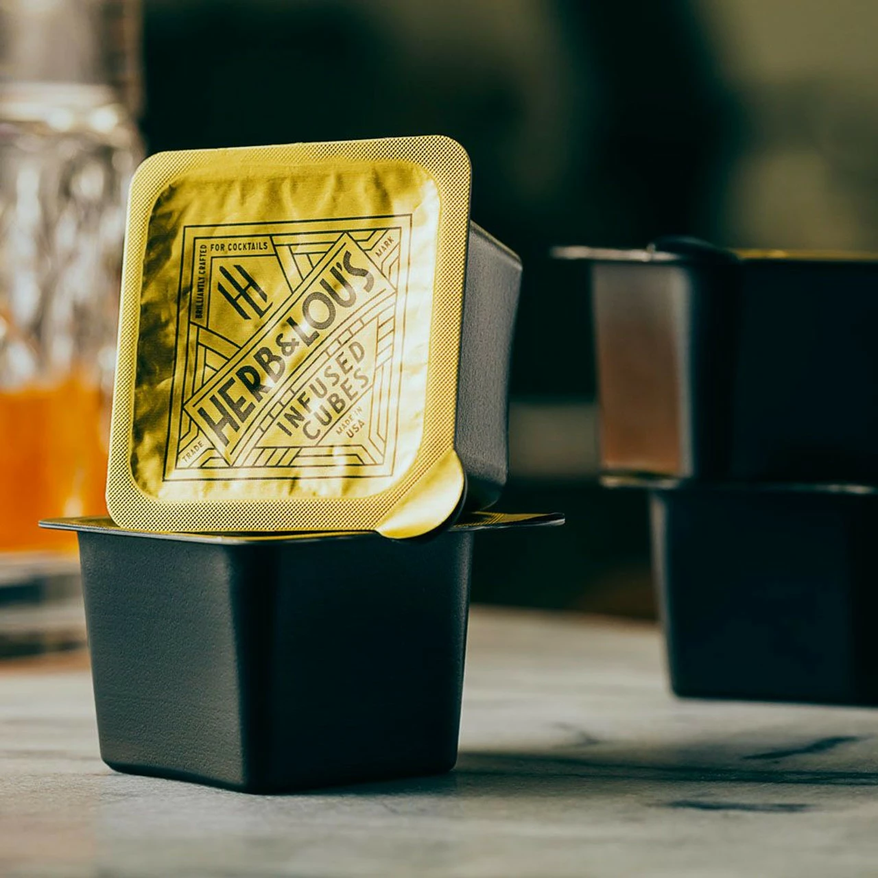 Herb & Lou's Infused Cocktail Ice Cubes - Pack Of 12 - Blood Orange-Ginger 11 Herb & Lou's Infused Cocktail Ice Cubes - Pack Of 12 - Blood Orange-Ginger - Image 9