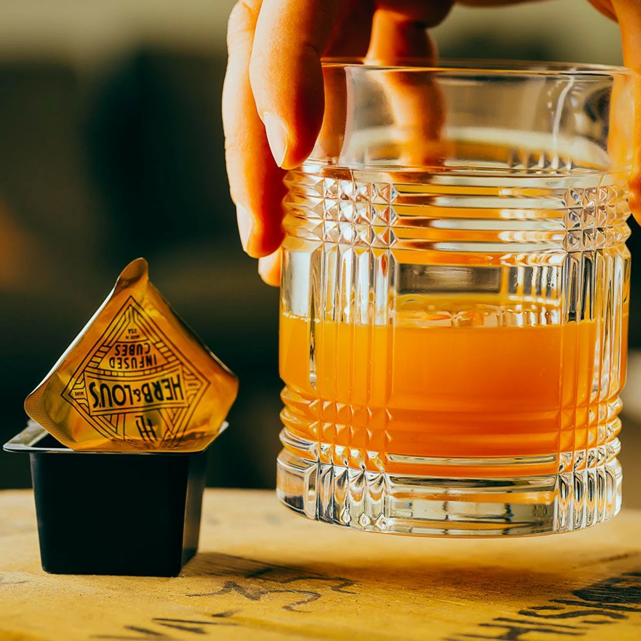 Herb & Lou's Infused Cocktail Ice Cubes - Pack Of 12 - Blood Orange-Ginger 8 Herb & Lou's Infused Cocktail Ice Cubes - Pack Of 12 - Blood Orange-Ginger - Image 6