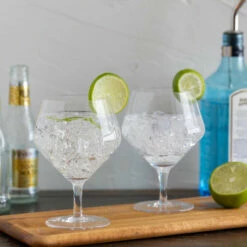 Viski Raye Crystal Footed Gin & Tonic Glasses - 14 Oz - Set Of 2 -PourLab Zone img 4614 1 86399.1590764814