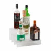 12-inch 3 Tier Liquor Bottle Shelf - Translucent -PourLab Zone keg 012 3t c 12 inch 3 tier liquor bottle shelf transluscent 2 63338.1592503751