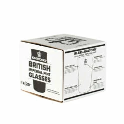 Authentic British Style Imperial Pint Glass With Etched Seal - Gift Boxed Set Of 4 14 Authentic British Style Imperial Pint Glass With Etched Seal - Gift Boxed Set Of 4 -PourLab Zone kegworks british imperial pint box 2 68592.1590765555