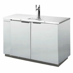 Beverage Air DD50 Kegerator - 2 Faucets - Stainless Steel