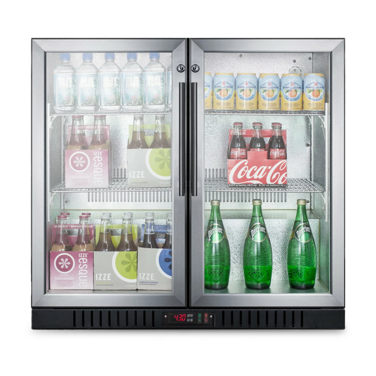 Summit Glass Door Beverage Center - 36" Wide - Stainless Steel 4 Summit Glass Door Beverage Center - 36" Wide - Stainless Steel - Image 2
