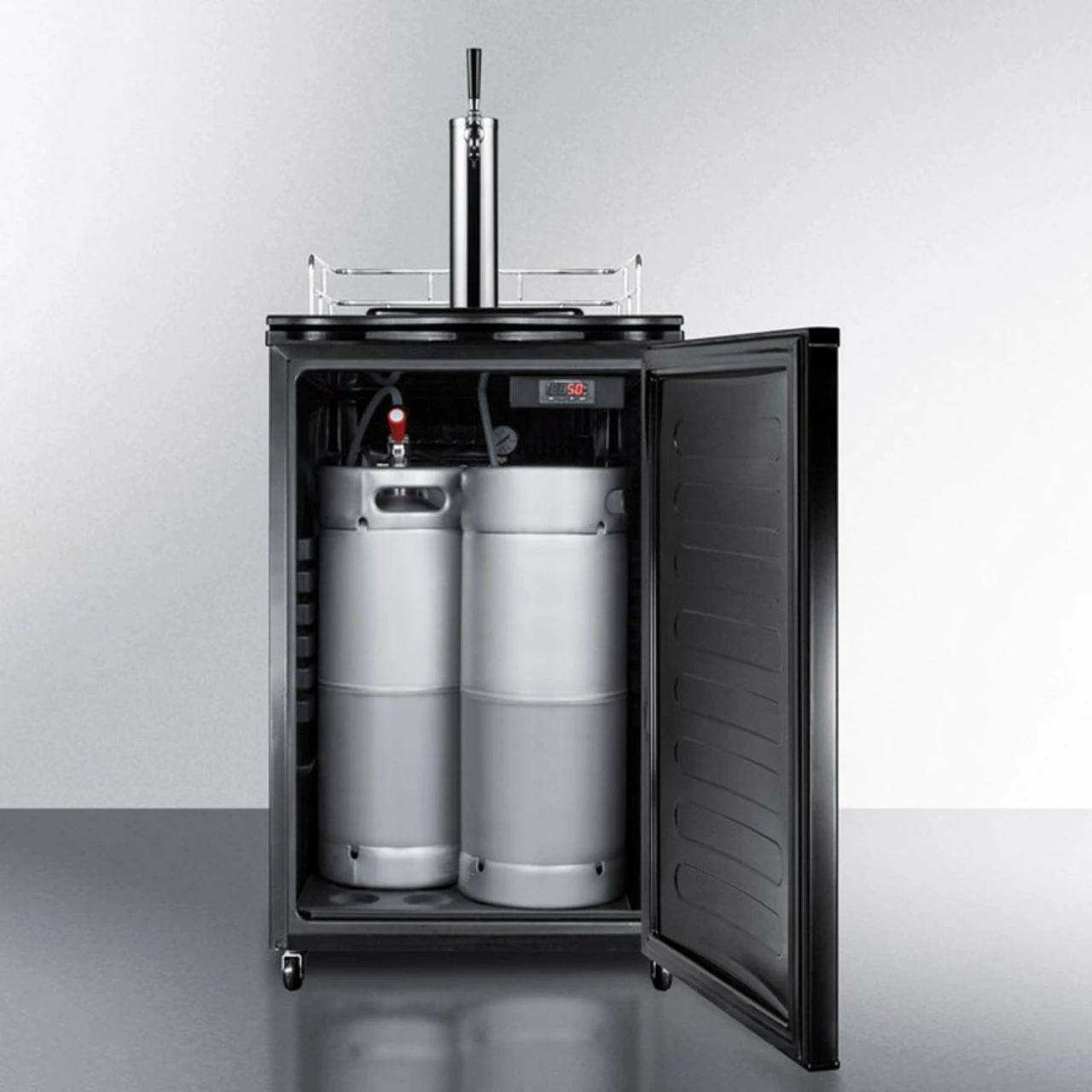 None Summit Wine Kegerator - 1 Tap - Black 6 None Summit Wine Kegerator - 1 Tap - Black - Image 4