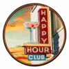 Happy Hour Club Metal Bar Sign -PourLab Zone lg946 happy hour club metal bar sign 01 44195.1590771241