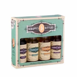 Scrappy's Cocktail Bitters Sampler 4 Pack - The New Classics - Lavender, Cardamom, Black Lemon & Orleans