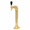 Milano Draft Beer Tower - Gold - Glycol Cooled - 1 To 4 Faucets