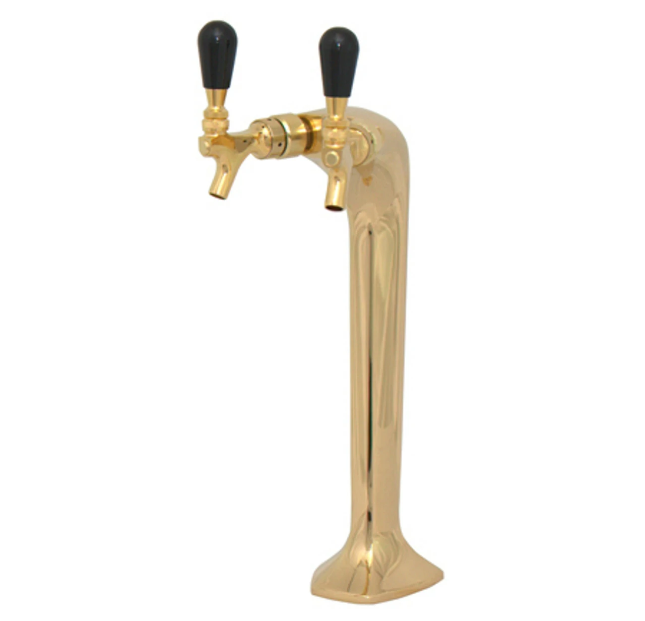 Milano Draft Beer Tower - Gold - Glycol Cooled - 1 To 4 Faucets 4 Milano Draft Beer Tower - Gold - Glycol Cooled - 1 To 4 Faucets - Image 2