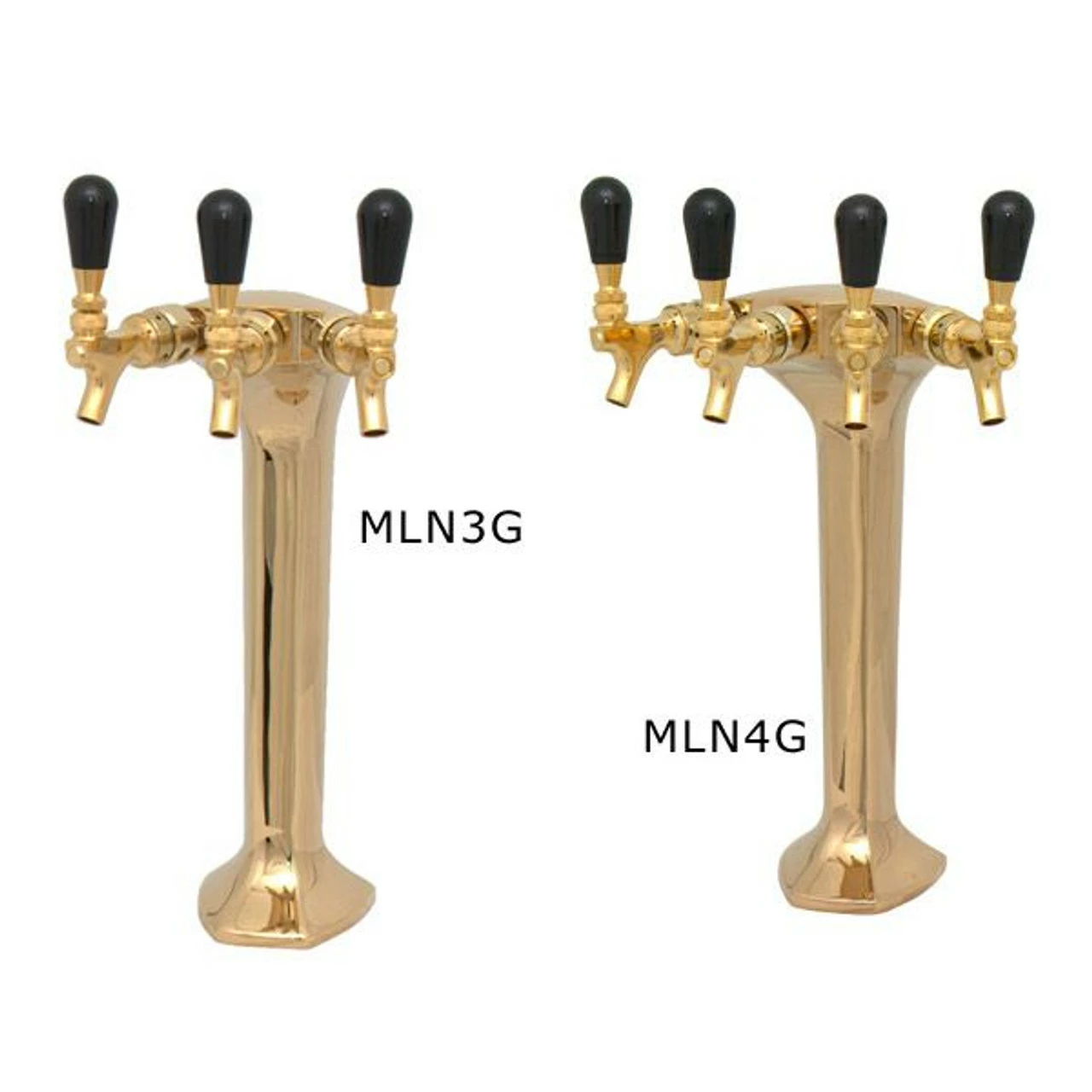 Milano Draft Beer Tower - Gold - Glycol Cooled - 1 To 4 Faucets 8 Milano Draft Beer Tower - Gold - Glycol Cooled - 1 To 4 Faucets - Image 6