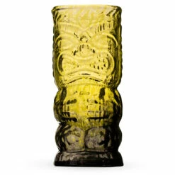 O.G. Jungle Fog Handcrafted Mold Blown Glass Tiki Mug - 13 Oz