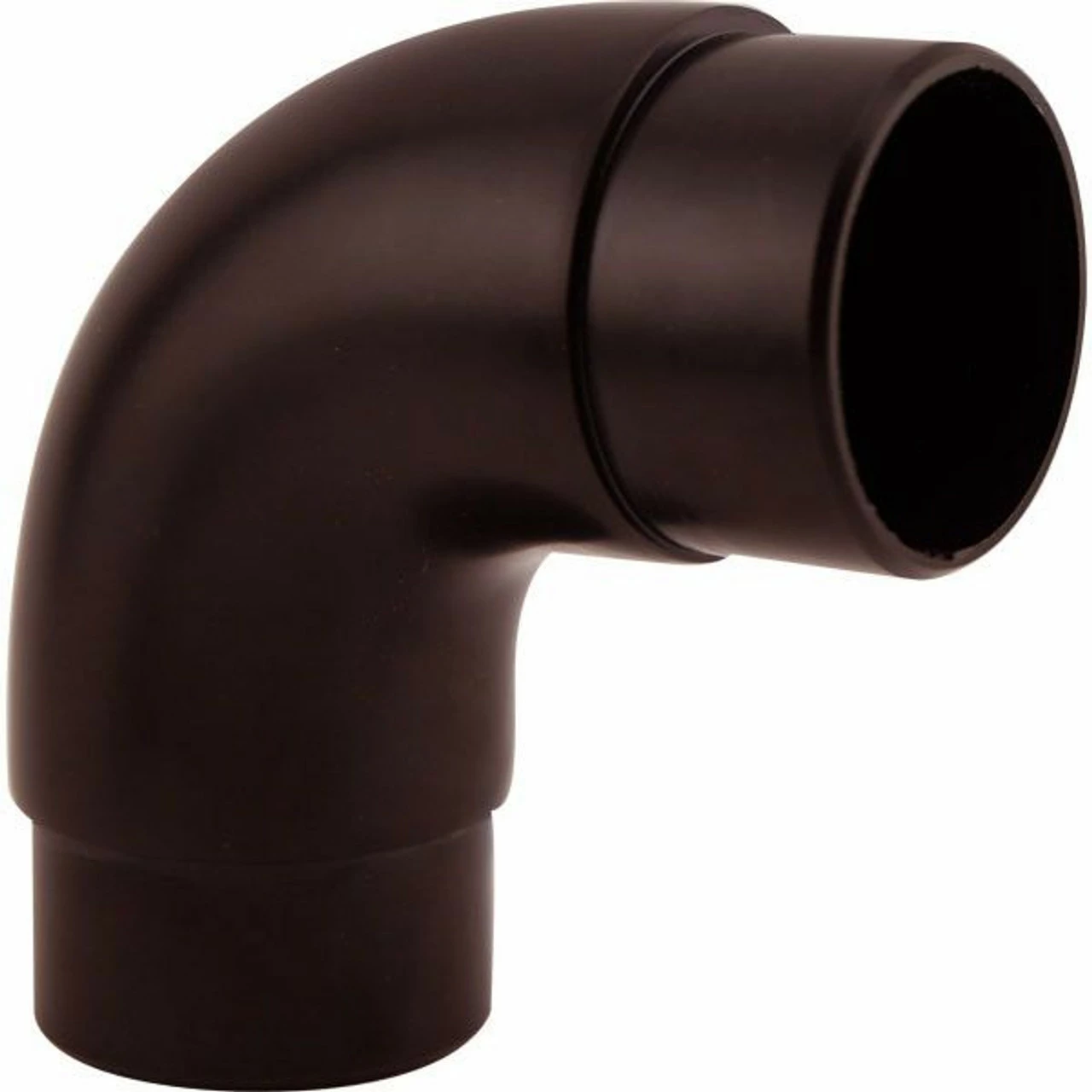 Curved Flush Elbow Fitting 90 Degree - Oil Rubbed Bronze - 2" OD 3 Curved Flush Elbow Fitting 90 Degree - Oil Rubbed Bronze - 2" OD