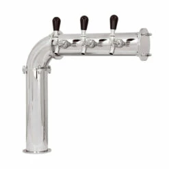 Persey Draft Beer Tower - Stainless Steel - Glycol Cooled - 3 To 5 Faucets -PourLab Zone persey 3 right 1 48962.1592435733