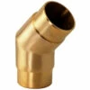 Flush Angle Fitting 135(45) Degree - Satin Brushed Brass - 2" OD -PourLab Zone sb 76960 2 bb135elbow b5 2 55788.1590772092