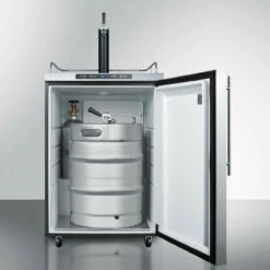 Summit Kegerator - 1 Faucet - Stainless Steel - Outdoor -PourLab Zone sbc635moshv summit kegerator 1 faucet stainless steel outdoor 03 73078.1590772170