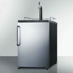 Summit Kegerator - 1 Faucet - Stainless Steel -PourLab Zone sbc635msstb summit kegerator 1 faucet stainless steel 63184.1590772175