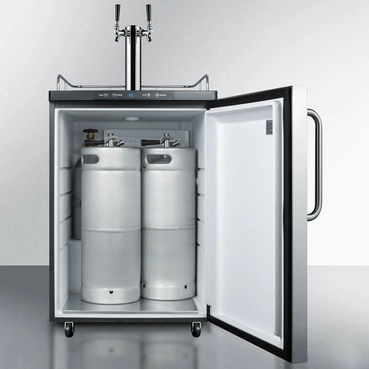 Summit Kegerator - 2 Faucets - Stainless Steel 6 Summit Kegerator - 2 Faucets - Stainless Steel - Image 4