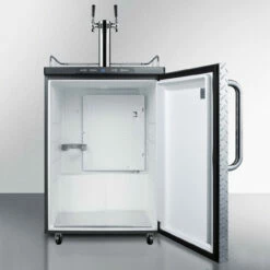 Summit Kegerator - 2 Faucets - Diamond Plate 9 Summit Kegerator - 2 Faucets - Diamond Plate -PourLab Zone sbc635mtwin summit kegerator 2 faucets black 02 98058.1590772160