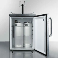 Summit Kegerator - 2 Faucets - Diamond Plate 8 Summit Kegerator - 2 Faucets - Diamond Plate -PourLab Zone sbc635mtwin summit kegerator 2 faucets black 03 49722.1590772160