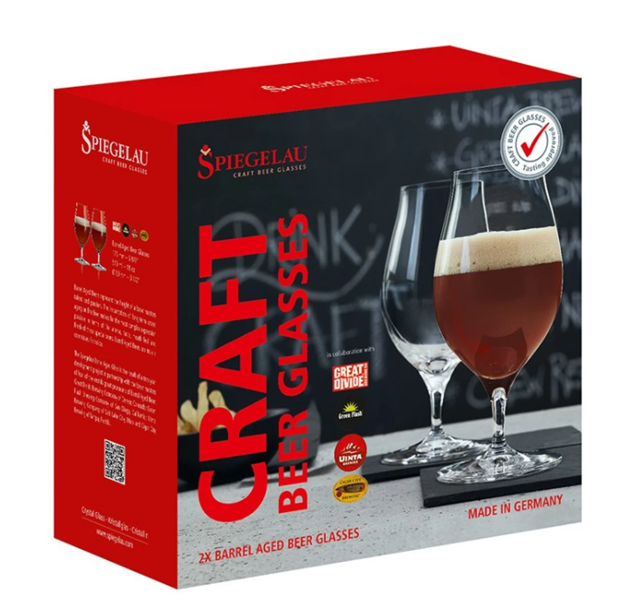 Spiegelau Barrel Aged Craft Beer Glasses - 17.7 Oz - 2 Pack