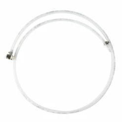 5' Barrier Line Jumper - 1/4" ID - Stainless Steel Connector & Screw Clamp