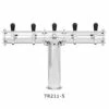 Terra Draft Beer Tower - Stainless Steel - 3 3/16" Column - Glycol Cooled - 2 To 8 Faucets -PourLab Zone trxxx x terra draft beer towers b1 3 74364.1590772554