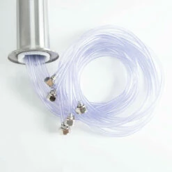 "T" Style Pedestal Draft Beer Tower - Stainless Steel - 3" Column - Air Cooled - 5 Faucets -PourLab Zone tt5cr stainless steel 5 tap draft beer kegerator t tower 0035 01093.1590772567