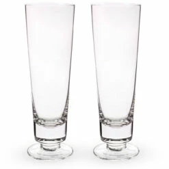 Urban Bar Handmade Retro Sling Footed Cocktail Glasses - 11 Oz - Set Of 2
