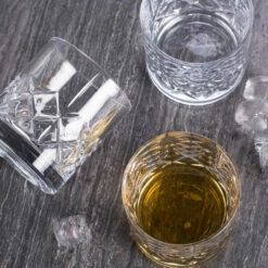 Urban Bar Ginza Cut Crystal Old Fashioned Whiskey Rocks Glasses - 10 Oz - Set Of 6 -PourLab Zone ub4830 urban bar ginza cut crystal old fashioned whiskey rocks glasses 10 oz set of 6 05 17692.1590772688